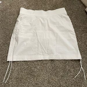 White Columbia skirt